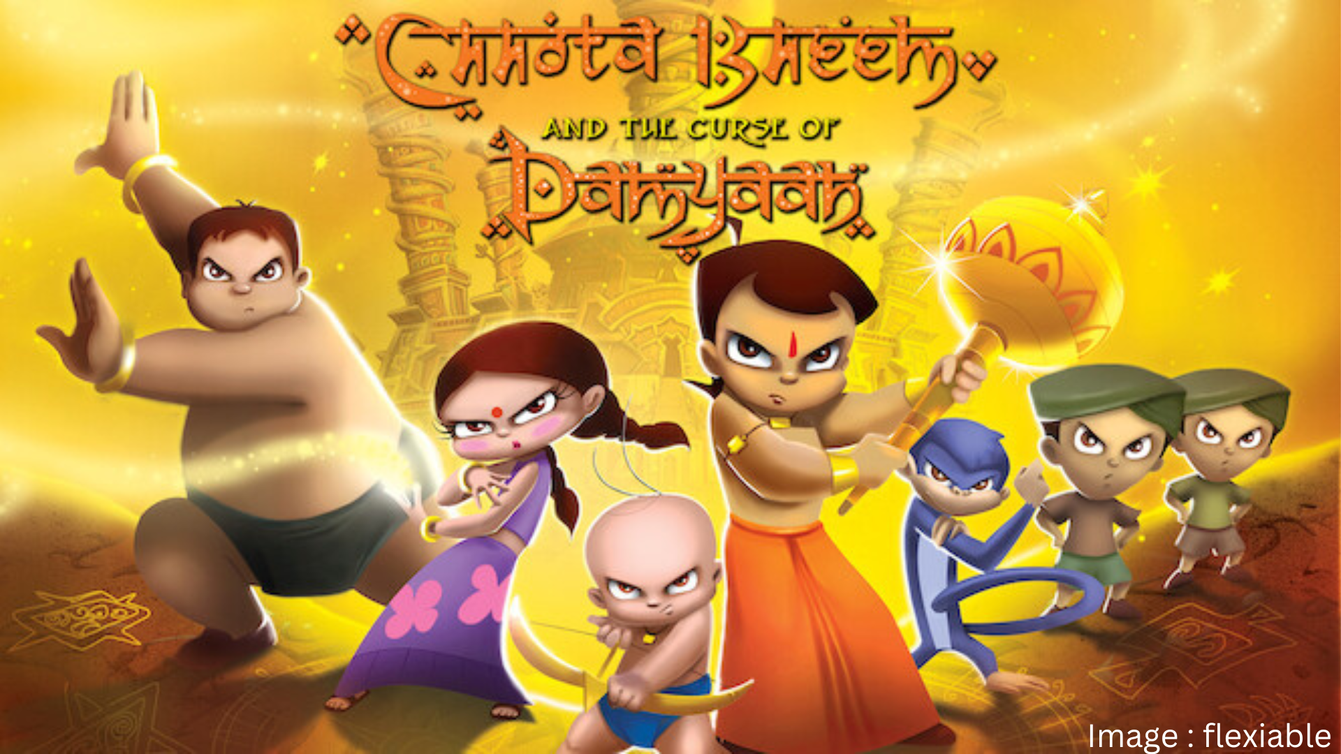 Chhota Bheem and the Curse of Damyaan Review in Marathi.