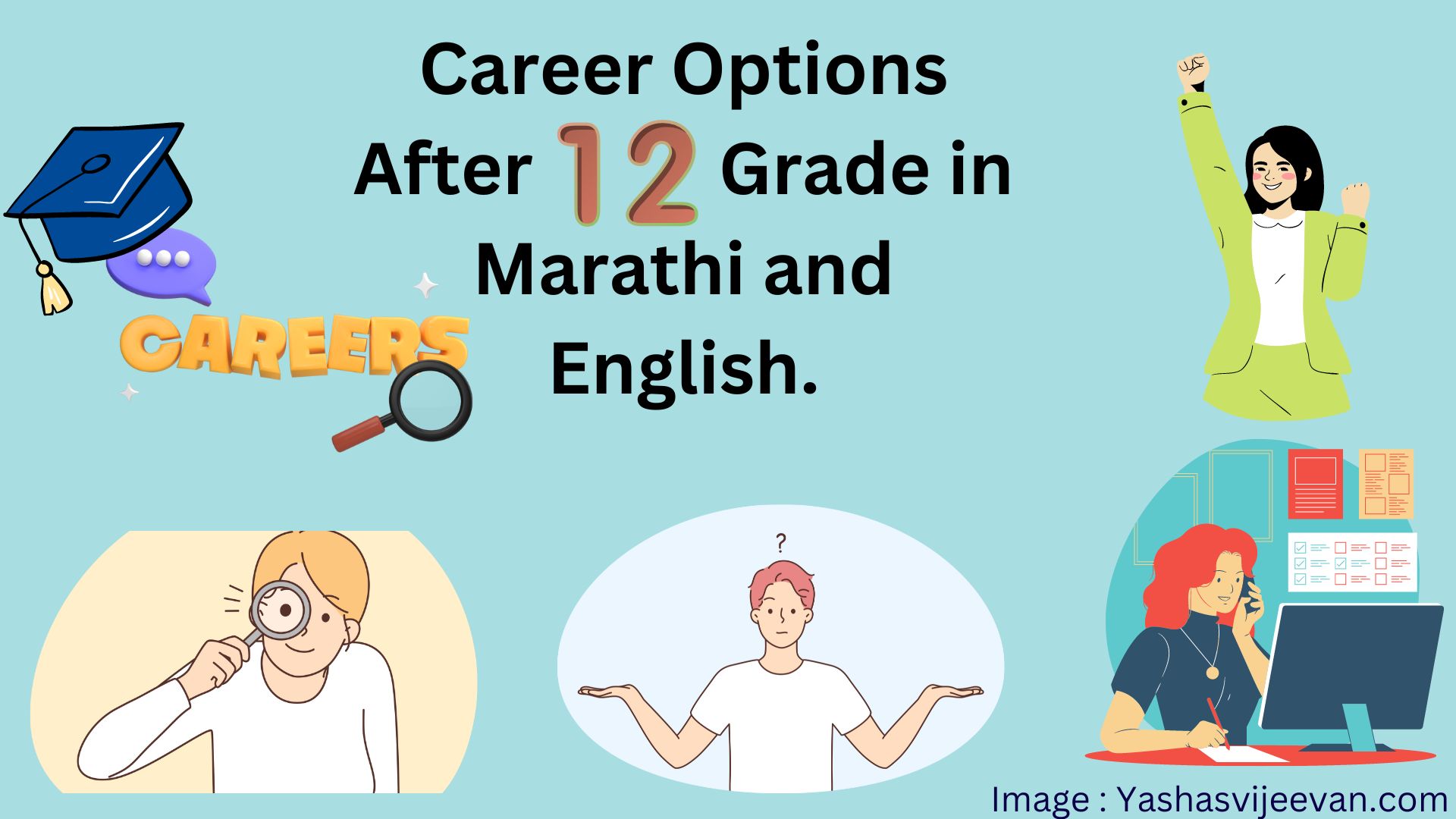 Career Options After 12th Grade in Marathi and English.